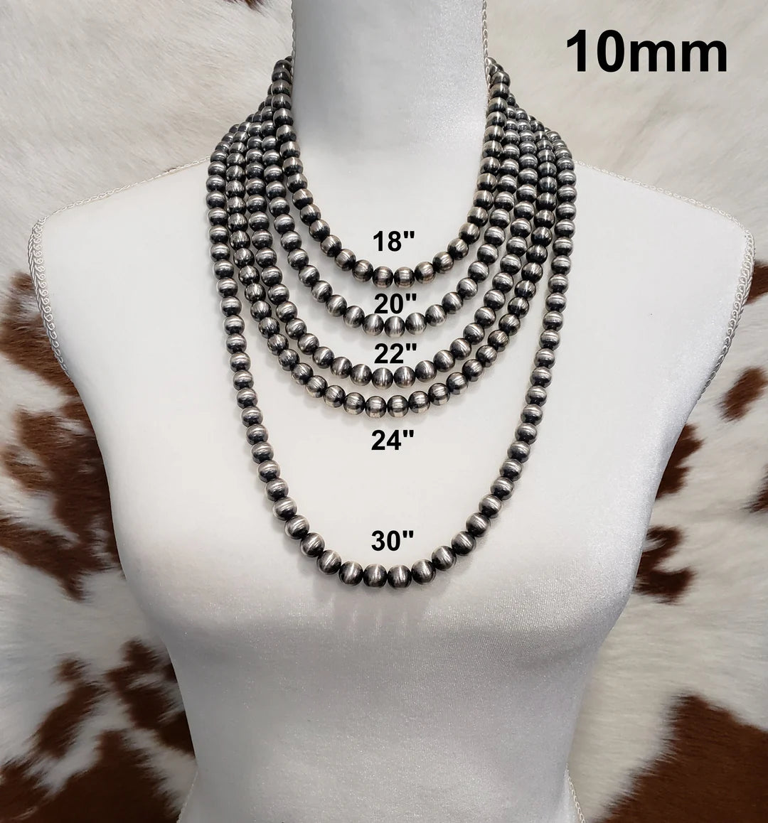 10mm Sterling Silver Pearl