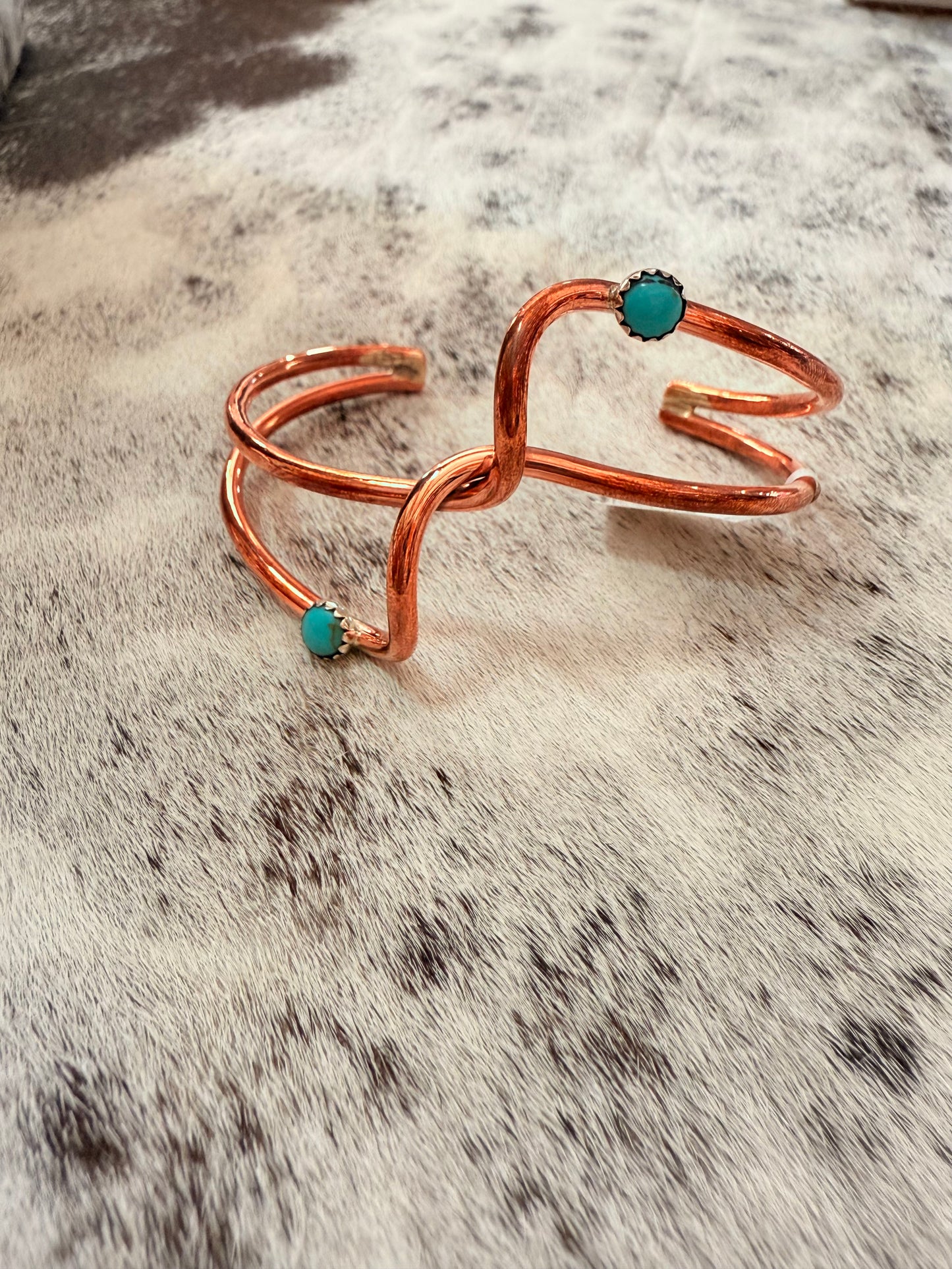 Double Copper Cuff