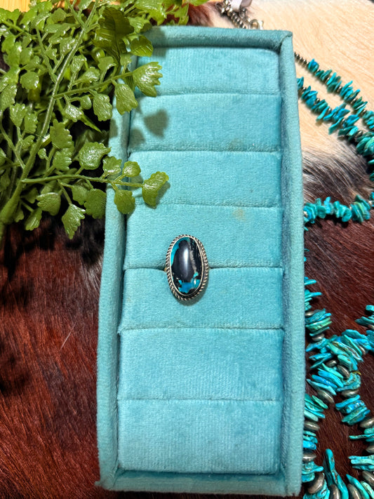 Blue Moon Turquoise Adjustable Ring