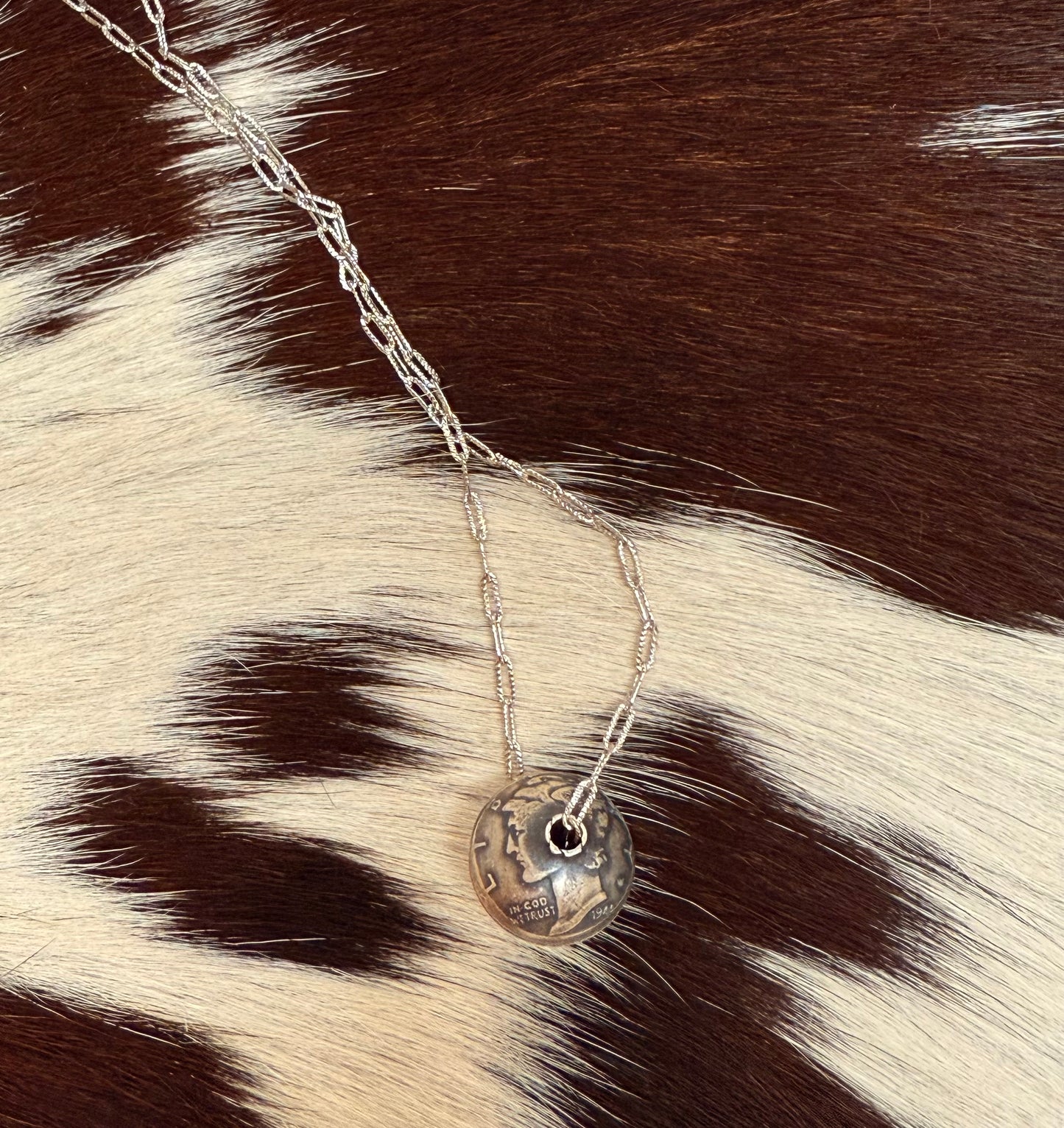 Liberty Dime Coin Necklace