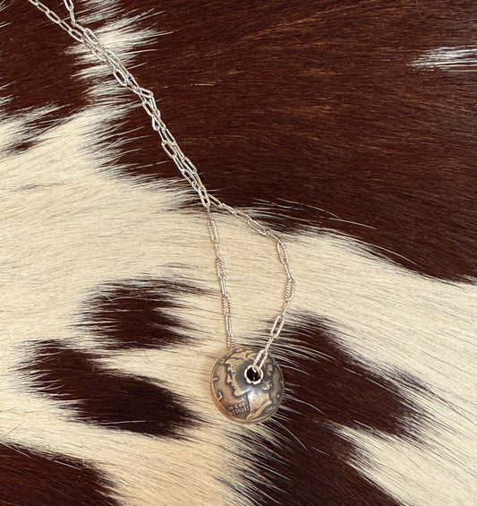 Liberty Dime Coin Necklace