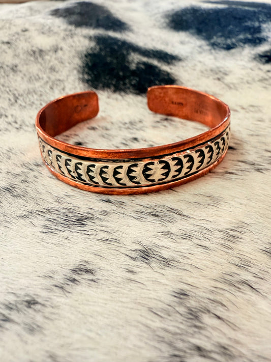 Sterling & Copper Cuff