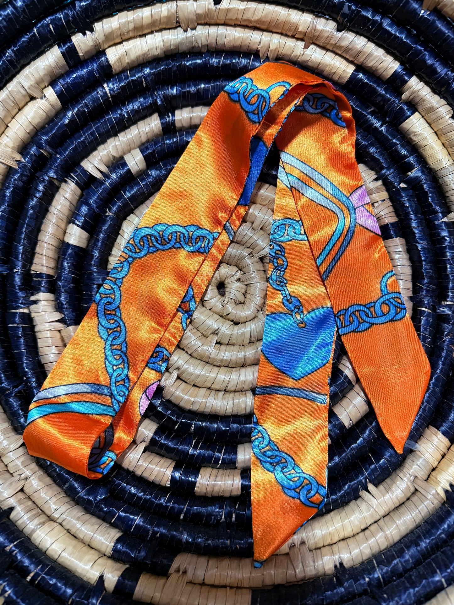 Orange Design Twilly